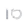 Серьги из серебра с фианитами (Арт.94020628)