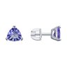 Серьги из белого золота с танзанитами (Арт.6024364-3)