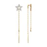 Серьги из золота с фианитами (Арт.029939)
