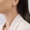 Серьги из золота с фианитами (Арт.029939)