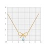 Колье золотое пробы 585 с топазом (Арт.770493)