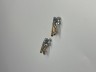 Серьги золотые с топазом и фианитами «New Colour Shine» Estet (арт.01С3115345-1)
