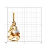 Подвеска из золота с фианитом (Арт.036360)