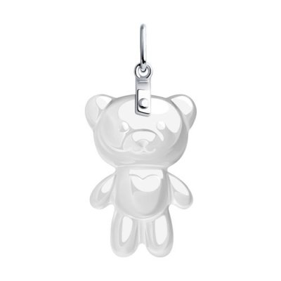 Подвеска из серебра с керамикой (Арт.94032468)