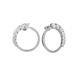 Серьги из серебра с фианитом (Арт.cz-e02594-x-w-x-x-w)