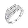 Кольцо серебряное с фианитами «Статусный блеск» Fresh Jewelry (арт.MP-R00058-X-W-X-X-W)