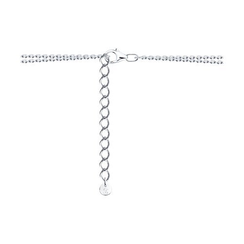 Колье из серебра с фианитами (Арт.94070767)