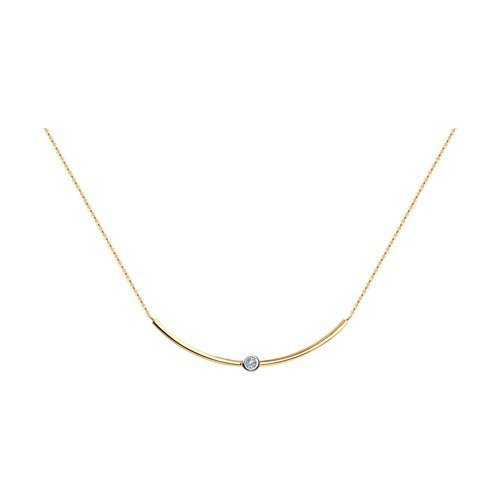 Колье из золота с бриллиантом (Арт.1070115)