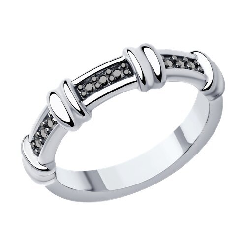 Кольцо из серебра с фианитами (Арт.94-110-01547-1)