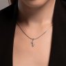 Подвеска из серебра с фианитами (Арт.94033238)