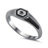 Кольцо серебряное с эмалью «Крылья» Myjewels (арт.0122)