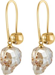Серьги из серебра с кристаллом swarovski (Арт.swks-a-9-13-75-g)