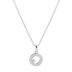 Ожерелье из серебра с фианитом (Арт.cz-n04738-x-w-w-x-w)