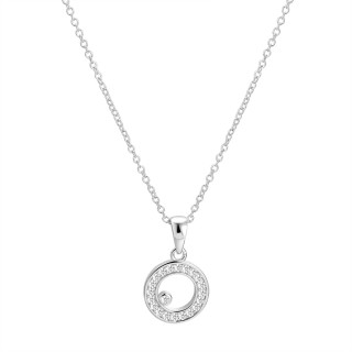 Ожерелье из серебра с фианитами «Sweet Spiral» Fresh Jewelry (арт.CZ-N04738-X-W-W-X-W)