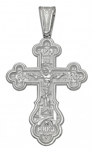 Крест из серебра Серебряный дом 3-425