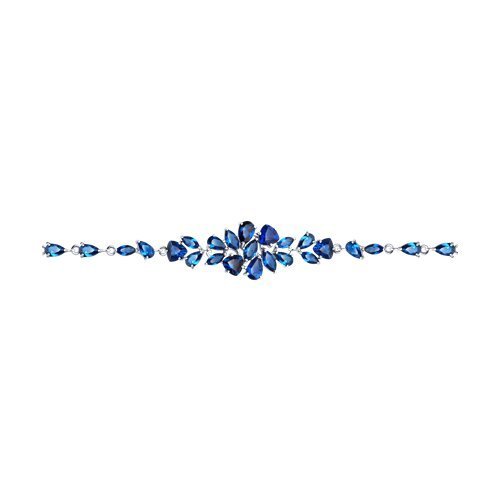 Браслет из серебра с фианитами (Арт.94051048)