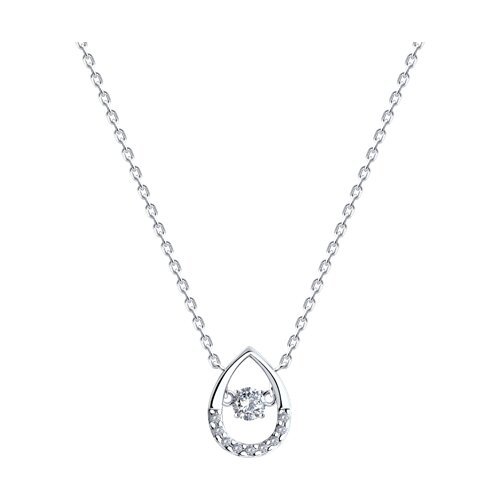 Колье из серебра с фианитами (Арт.94070822)