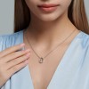 Колье из серебра с фианитами «Сияющая Капля» Соколов (арт.9407)