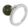 Кольцо серебряное с жемчугом и фианитами «Beautiful 34S» Rivoli (арт.ZAR-14-10-34-S)