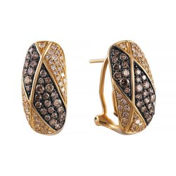 Серьги из золота с бриллиантом (Арт.e25357c_dn_yg)