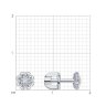 Серьги из белого золота с бриллиантами (Арт.1021901-3)