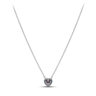 Ожерелье серебряное с куб. цирконием «Крылья сердца» MyJewels (арт.2512)