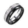 Кольцо с керамикой и фианитами «Ceramic Contrast» Fresh Jewelry (арт.00670)