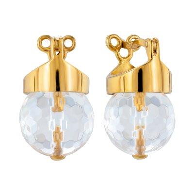 Серебряные серьги BEAVERS с горным хрусталем 2206gh_gl