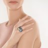 Кольцо из золота с бриллиантом и корундом (Арт.r01404k_ko_dn_sa_sm_cr_blk)