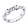 Кольцо из серебра с фианитами (Арт.94-110-01547-2)