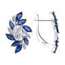 Серьги из серебра с фианитами (Арт.94026428)