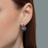 Серьги из серебра с фианитами (Арт.94026428)