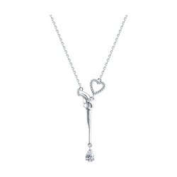 Колье из серебра с фианитами (Арт.94070944)