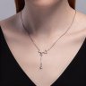 Колье из серебра с фианитами (Арт.94070944)