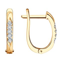 Серьги из золота с бриллиантами (Арт.51-220-02079-1)
