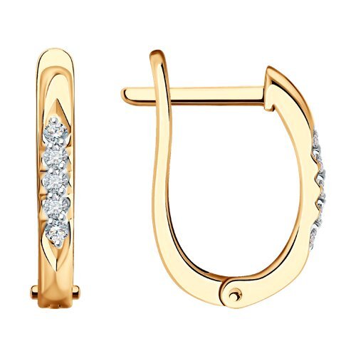 Серьги из золота с бриллиантами (Арт.51-220-02079-1)