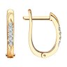 Серьги из золота с бриллиантами (Арт.51-220-02079-1)