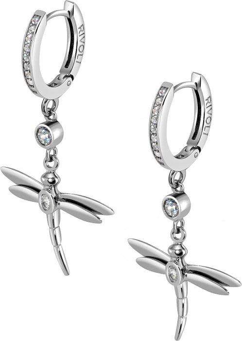 Серьги из серебра с куб. цирконием (Арт.cds-1-19-s)