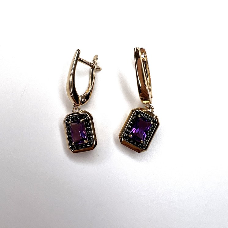 Серьги Эстет (Арт.01s2114884chr-2)