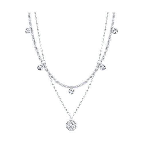 Колье серебряное с гематитом «Холодное сияние» SOKOLOV (арт.83070074)