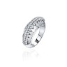Кольцо с бриллиантами из белого золота «Elegance Shine» Estet (арт.01К6214099)