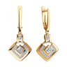 Серьги из золота с фианитами (Арт.028436)