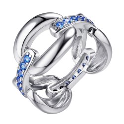 Кольцо из серебра с фианитом (Арт.cz-r02917-x-w-x-x-ts)