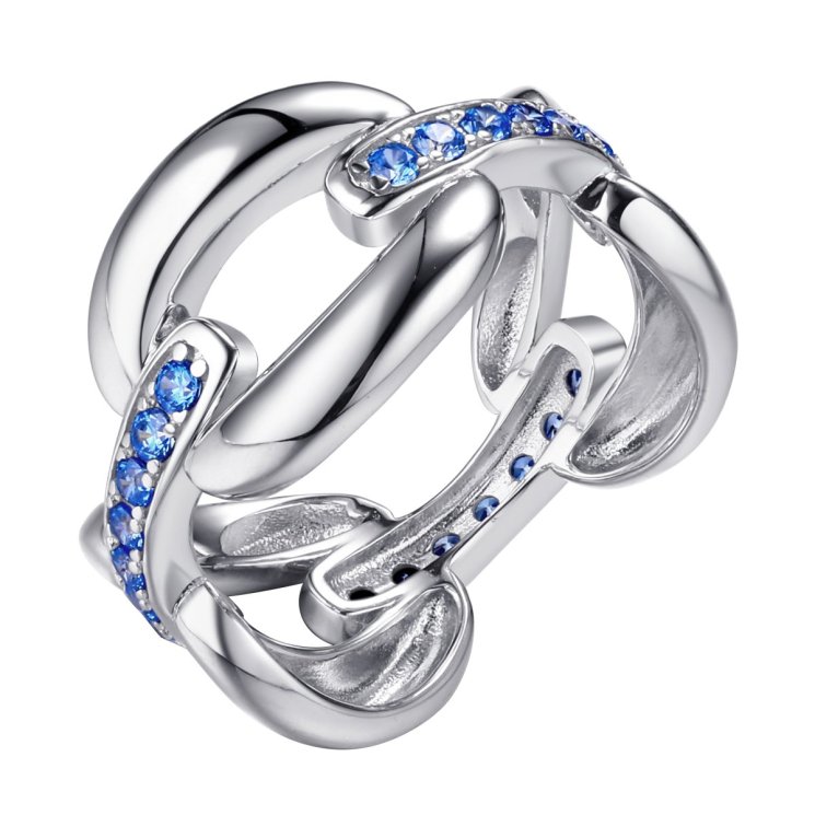 Кольцо из серебра с фианитом (Арт.cz-r02917-x-w-x-x-ts)