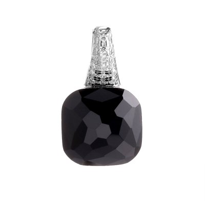 Кулон из серебра с фианитом (Арт.pd-p00941-x-w-b-x-w)