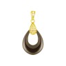 Кулон с керамикой и фианитами «Ceramic Glow» Fresh Jewelry (арт.TC-P00970-BR-Y-X-X-W)