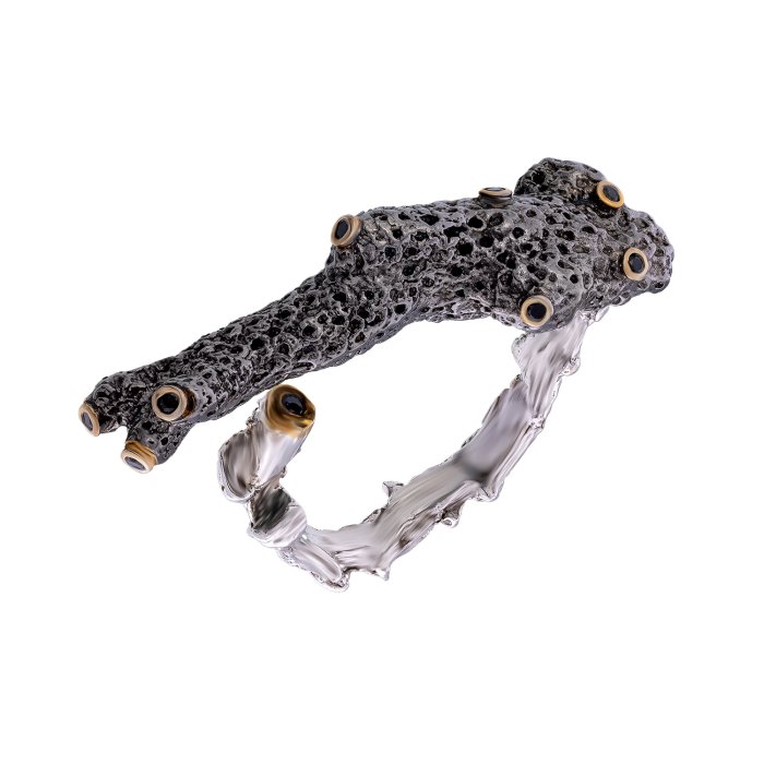 Серебряное кольцо BEAVERS со шпинелью 1295sh_ox