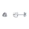 Серьги из серебра с бриллиантами (Арт.87020048)