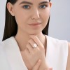 Кольцо из серебра с фианитом «Ледяной блеск» SOKOLOV (арт.94014702)