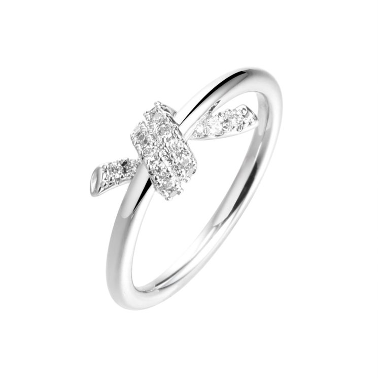 Кольцо из серебра с фианитом (Арт.cz-r05247-x-w-x-x-w)